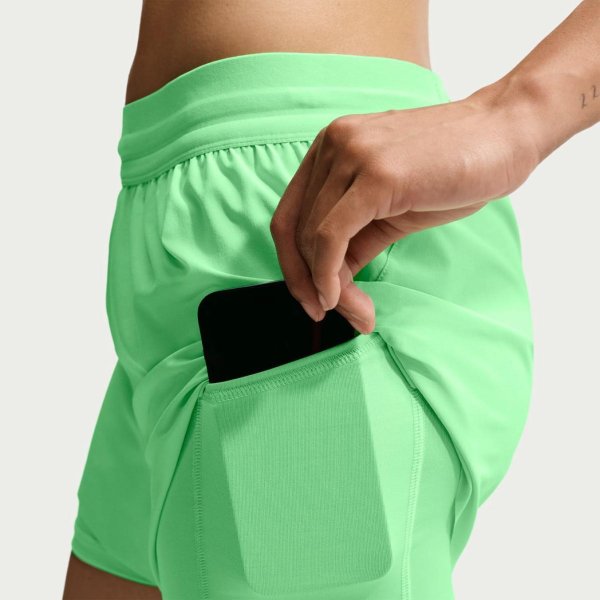 Жіночі шорти NIKE SWIFT DRI-FIT MID-RISE 2-IN-1 RUNNING SHORTS