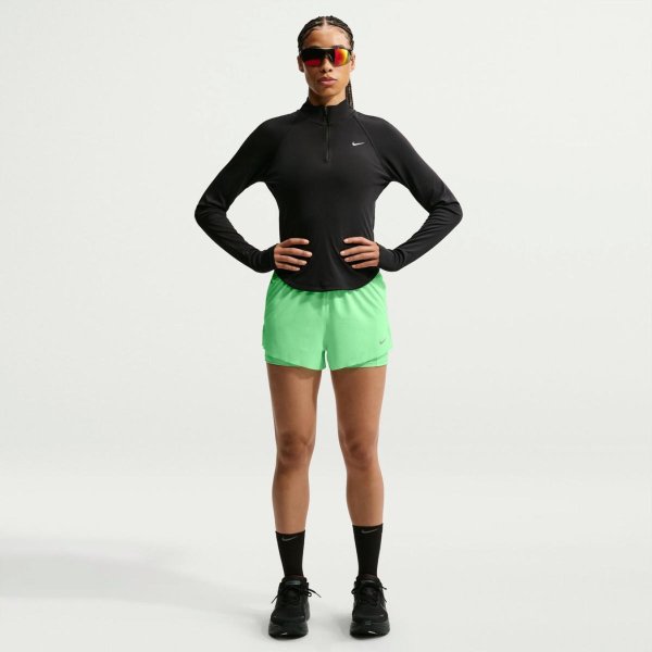 Жіночі шорти NIKE SWIFT DRI-FIT MID-RISE 2-IN-1 RUNNING SHORTS