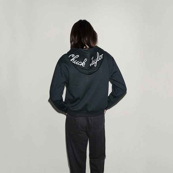 Женское худи CONVERSE SIGNATURE FULL-ZIP HOODIE