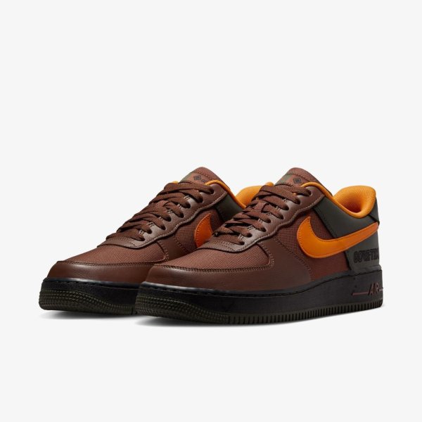 Чоловічі кросівки NIKE AIR FORCE 1 GORE-TEX FAUNA BROWN / ORANGE