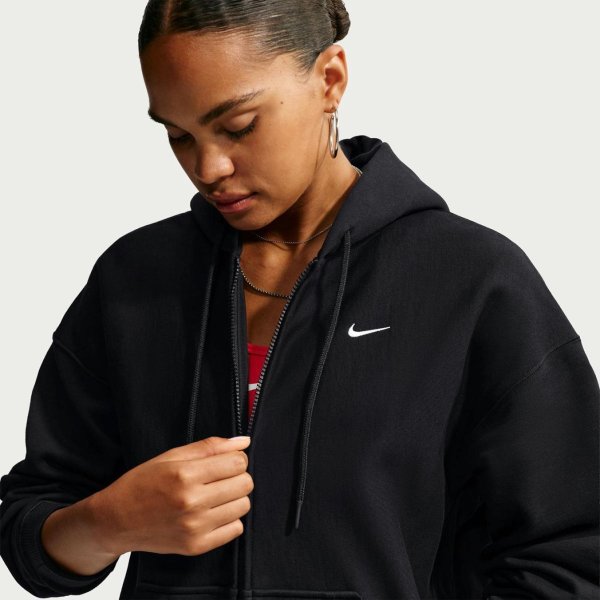 Женская толстовка NIKE W NK STUDIO FLEECE HVY (HEAVYWEIGHT) OS FZ HDY