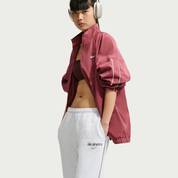Жіночі штани NIKE STUDIO FLEECE MID-RISE OPEN-HEM PANTS