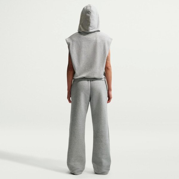 Женские брюки NIKE STUDIO FLEECE MEDIUM-WEIGHT MID-RISE OPEN-HEM PANTS