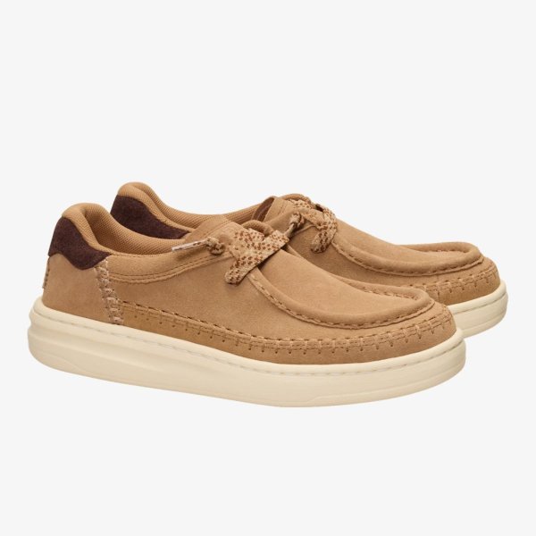 Жіночі мокасини HEYDUDE HARPER MOC CRAFTED SUEDE SVC