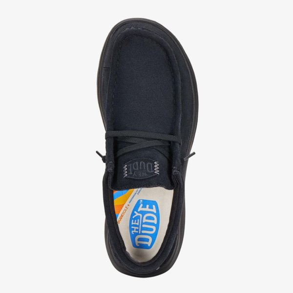 Мужские мокасины HEYDUDE WALLY COMF SUEDE BLK