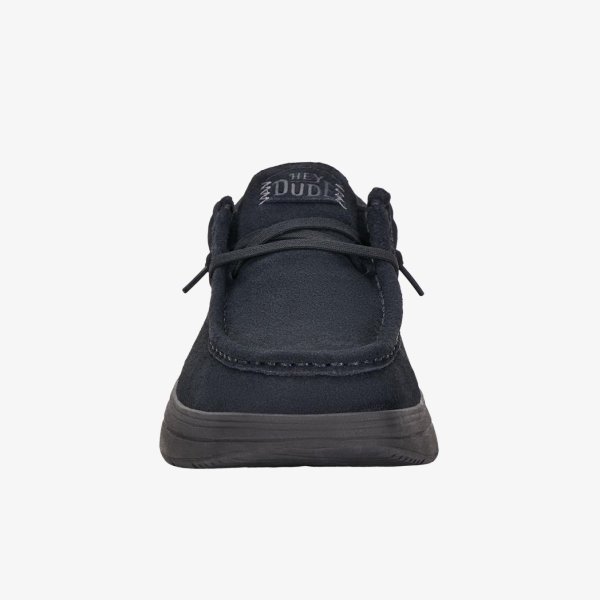 Мужские мокасины HEYDUDE WALLY COMF SUEDE BLK