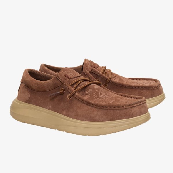 Чоловічі клоги HEYDUDE WALLY COMF TETON SUEDE SHC/MLT