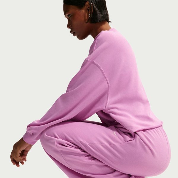 Женские брюки NIKE CHILL TERRY MID-RISE FRENCH TERRY OPEN-HEM PANTS
