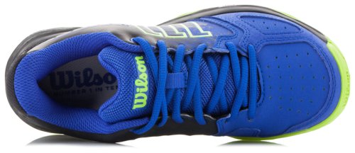 Кроссовки для тенниса Wilson jr KAOS COMP BLUE IRIS/BK/GR