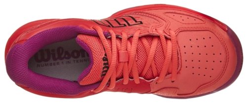 Кроссовки для тенниса Wilson jr KAOS COMP RD/CORAL/PK