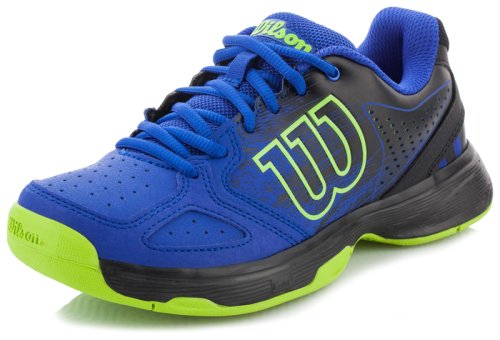 Кроссовки для тенниса Wilson jr KAOS COMP BLUE IRIS/BK/GR