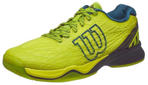 Кроссовки для тенниса Wilson m KAOS LIME/NAVY