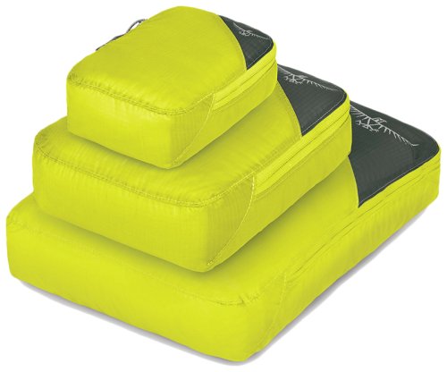 Набір органайзерів Osprey Ultralight Packing Cube Set Electric Lime S/M/L