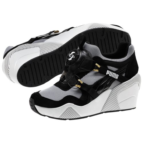 Ботинки  Puma Disc Wedge Black and White Wn s