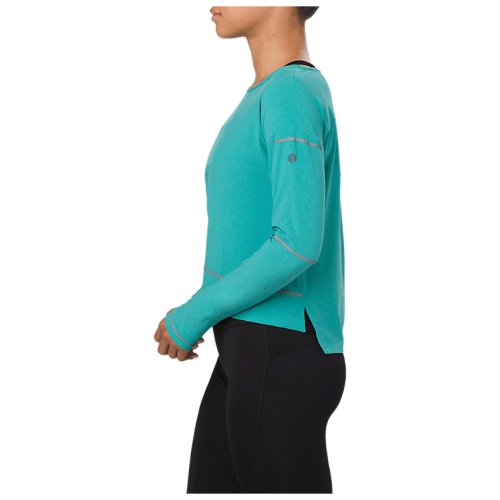 Футболка с длин. рукавом Asics LITE-SHOW COVER UP BLU W SS18
