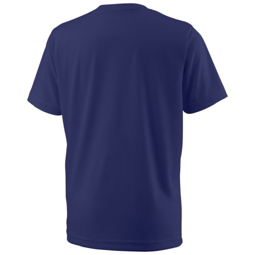 Футболка Wilson jr TEAM SCRIPT TECH TEE DARK BLUE SS18