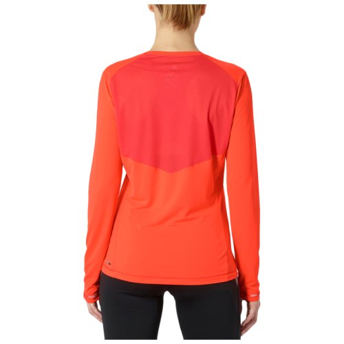 Футболка Salomon AGILE LS TEE W Fiery Cor FW18-19