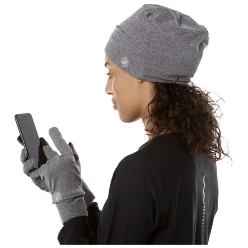 Набор (шапка+перчатки) Asics RUNNING PACK GRY U FW18-19