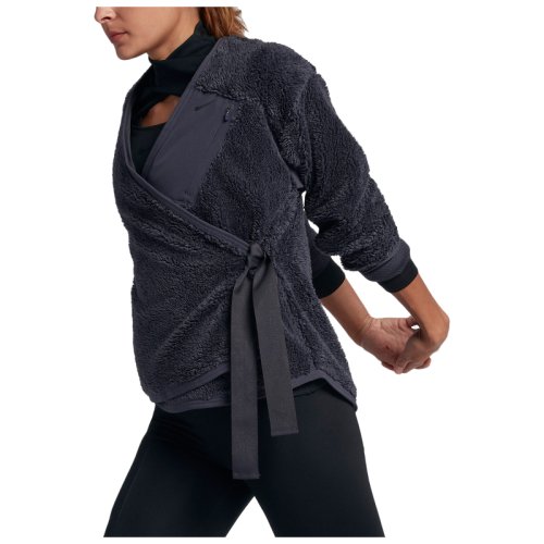 Толстовка Nike W NK LS SHRPA TOP WRAP