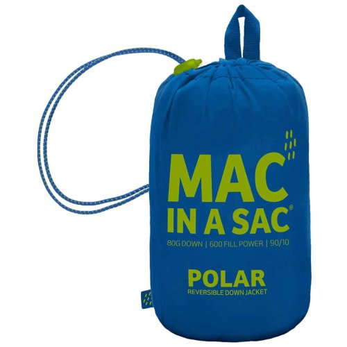 Пуховик Mac in a Sac POLAR REVERSIBLE DOWN JACKET MEN Blue/Lime (XS)
