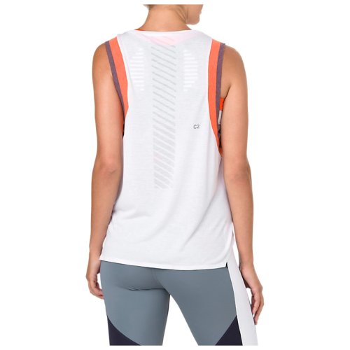 Майка Asics GEL-COOL 2 TANK WHT/ORNG W SS19