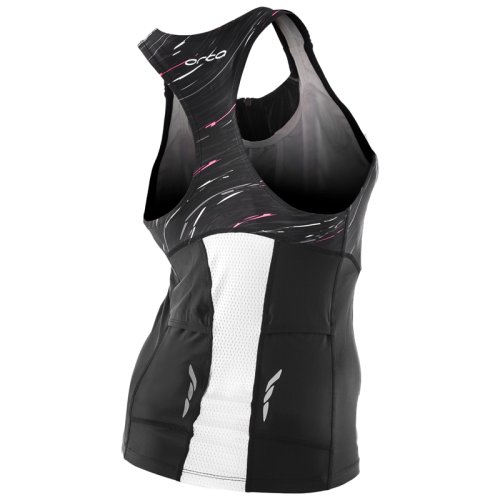 Женская майка Orca W CORE SUPP SINGLET S/10 Black-White