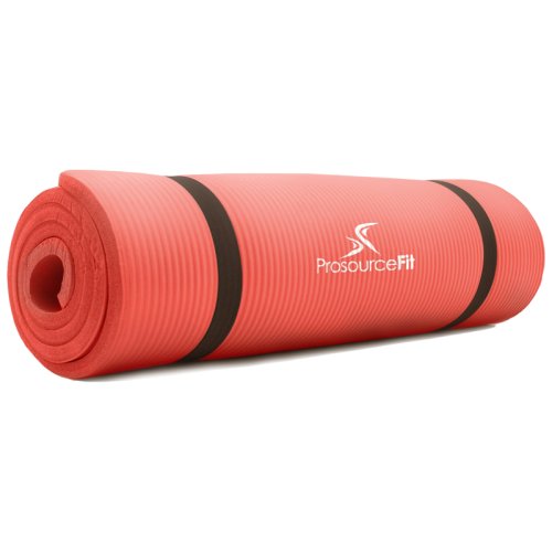 Килимок  Prosource Extra Thick Yoga Pilates (13 мм, красный)