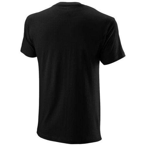 Футболка Wilson m SCRIPT COTTON TEE BK/RD SS19