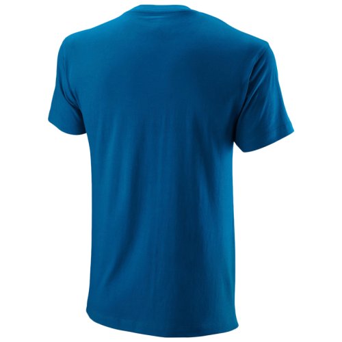 Футболка Wilson m SCRIPT COTTON TEE BLUE SS19