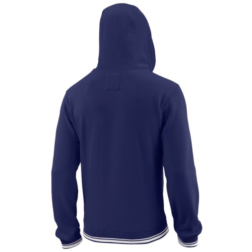 Кофта Wilson m TEAM SCRIPT FZ HOODY DARK BLUE SS19