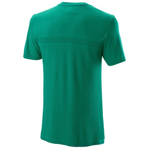 Футболка Wilson m COMPETITION SEAMLESS CREW GREEN SS19