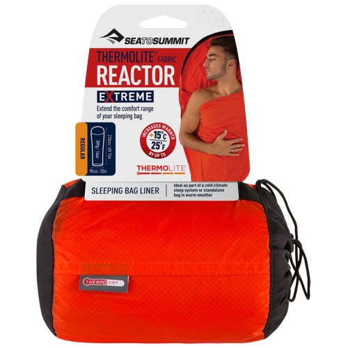 Вкладыш в спальник Sea to Summit Thermolite Reactor Extreme (Orange Sack/Red Liner)