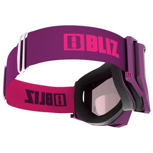 Горнолыжная детская маска  Bliz EDGE 7 JUNIOR SINGLE LENS OTG розовый