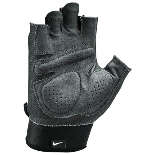 Перчатки для бега Nike MENS EXTREME FITNESS GLOVES ANTHRACITE/BLACK/LT CRIMSON L