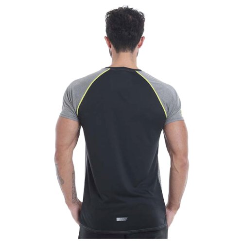 Футболка Golds Gym GGTS079 Performance T-Shirt - L - Grey/Black