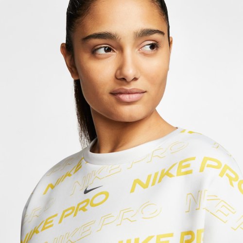 Толстовка NIKE W NP CLN FLEECE CREW PRT