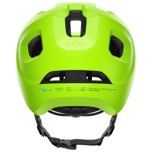Шлем Poc AXION SPIN Fluo Yellow/GreenML 55-58, XL-XXL 59-62