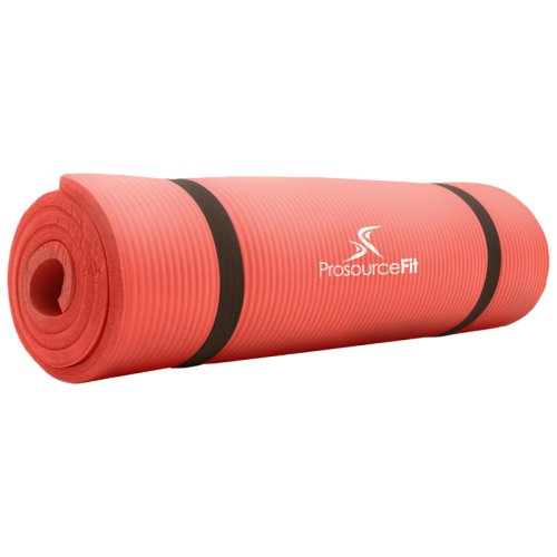 Коврик Prosource Extra Thick Yoga Pilates (13 мм, красный)
