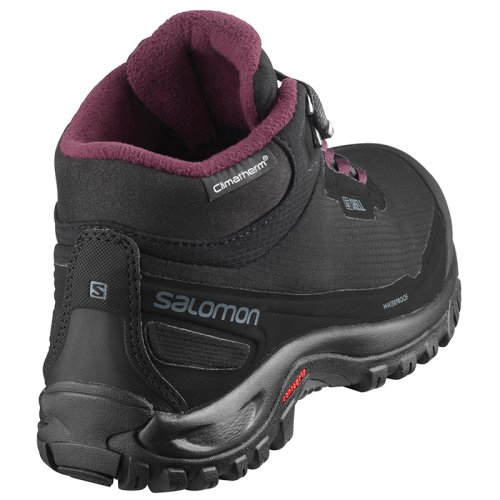 Ботинки Salomon SHELTER CS WP W Bk/Ebony/Winetasti FW20-21