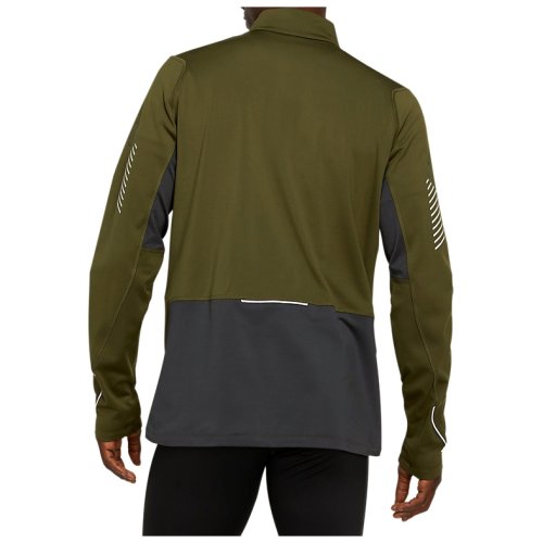 Лонгслів Asics LITE-SHOW WINTER 1/2 ZIP TOP GRN/GRY M FW20-21