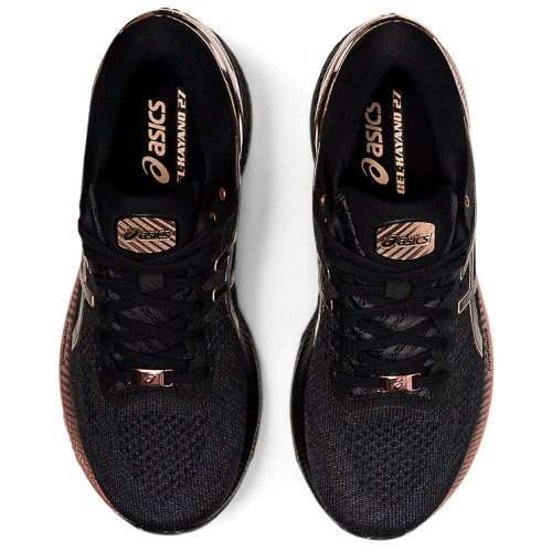 Кроссовки Asics GEL-KAYANO 27 PLATINUM BLK/GLD W