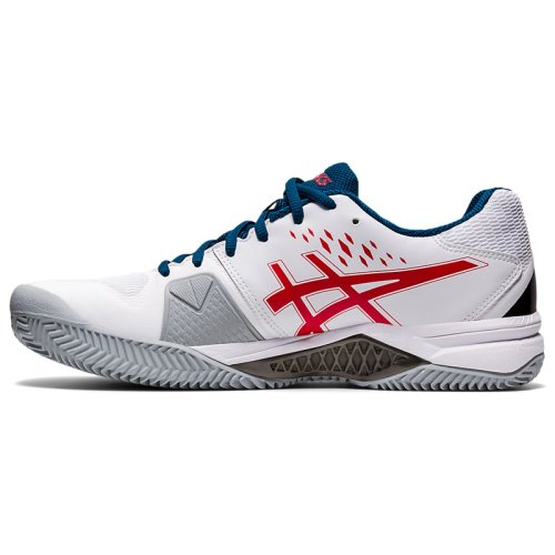 Кроссовки для тенниса Asics  GEL-CHALLENGER 12 CLAY WHT/RED M
