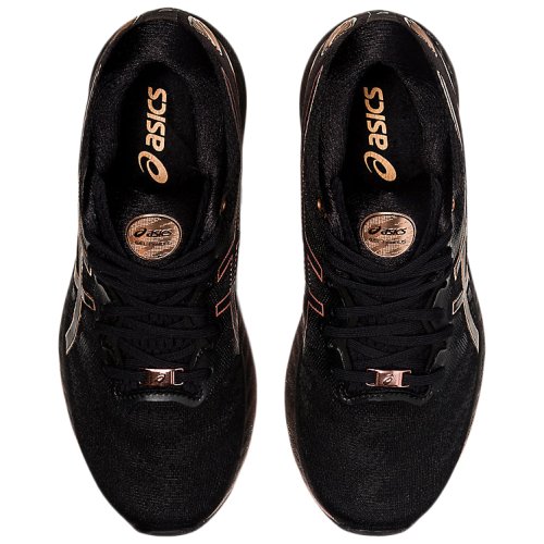 Кроссовки для бега Asics GEL-NIMBUS 23 PLATINUM BLK/GLD W