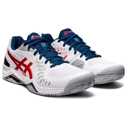 Кроссовки для тенниса Asics  GEL-CHALLENGER 12 CLAY WHT/RED M
