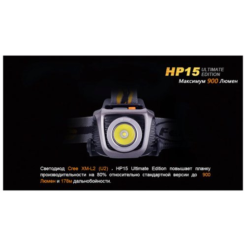 Фонарь надлобный Fenix HP15 UE