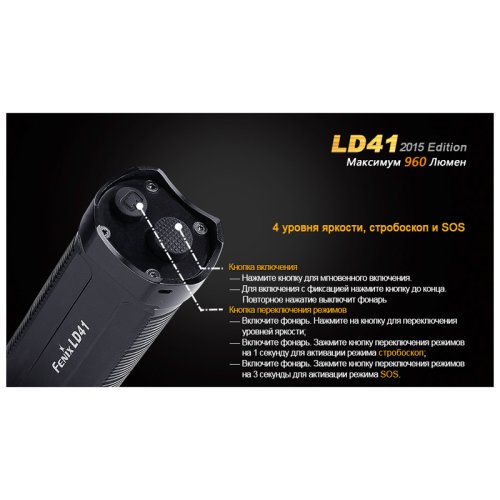 Фонарь Fenix LD41 XM-L2 U2 2015