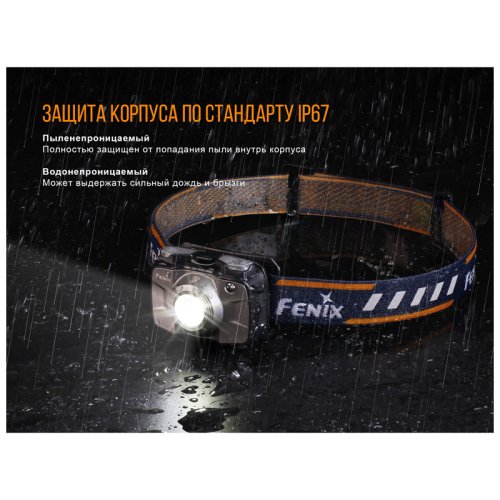 Фонарь надлобный Fenix HL30 2018 Cree XP-G3 сірий
