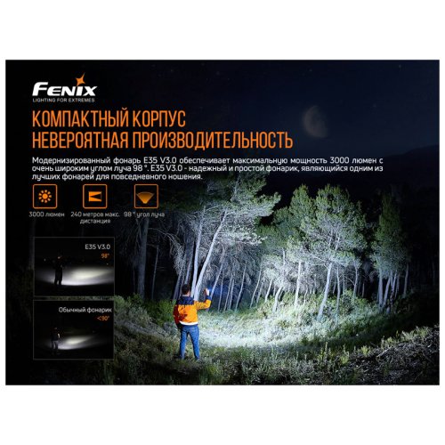 Фонарь Fenix E35 V3.0