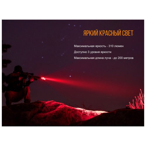 Фонарь Fenix TK25 Red