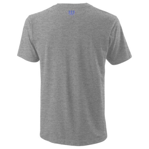 Футболка Wilson m SLAMS TECH TEE HEATHER GR